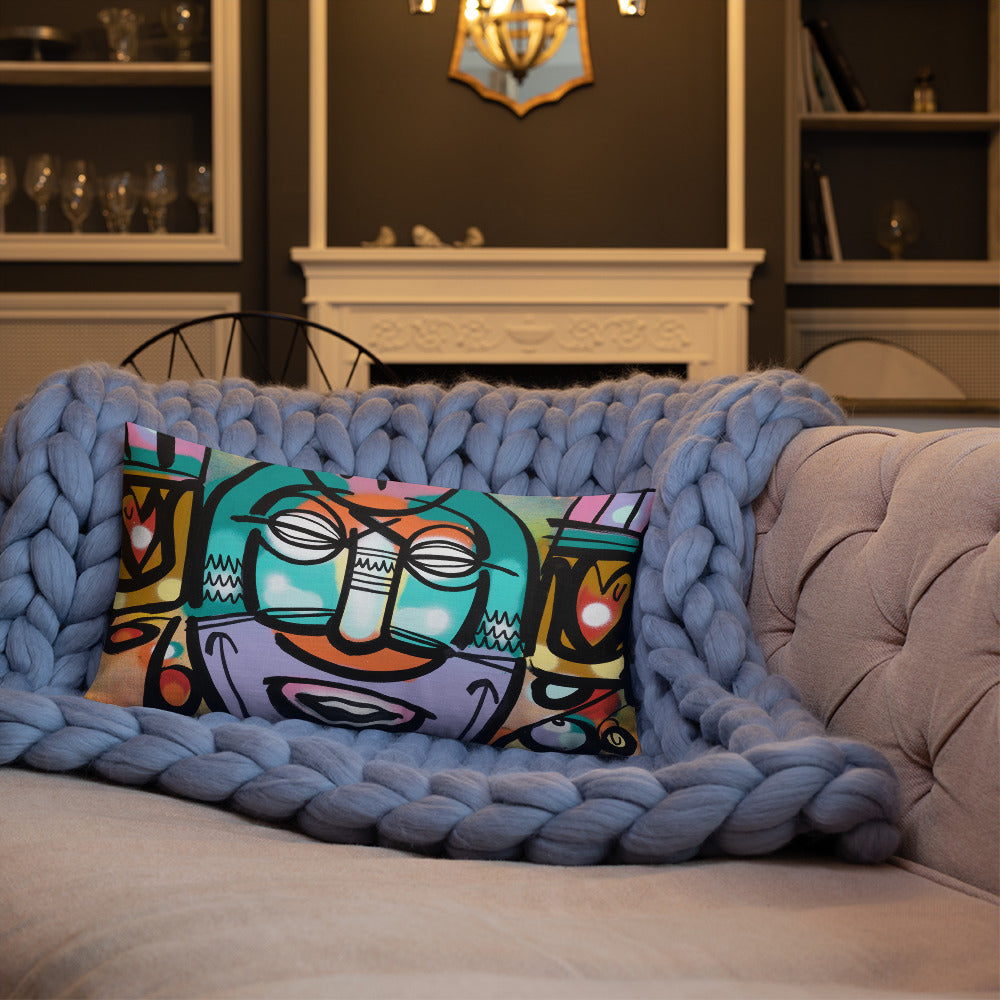 Amen Shaman – Lebo Premium Throw Pillow